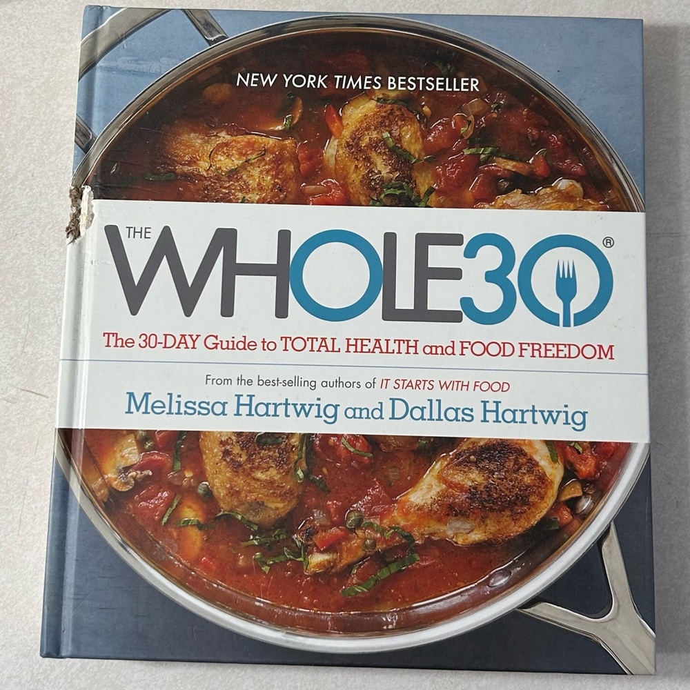 Whole30 Cookbook - Blue Cover